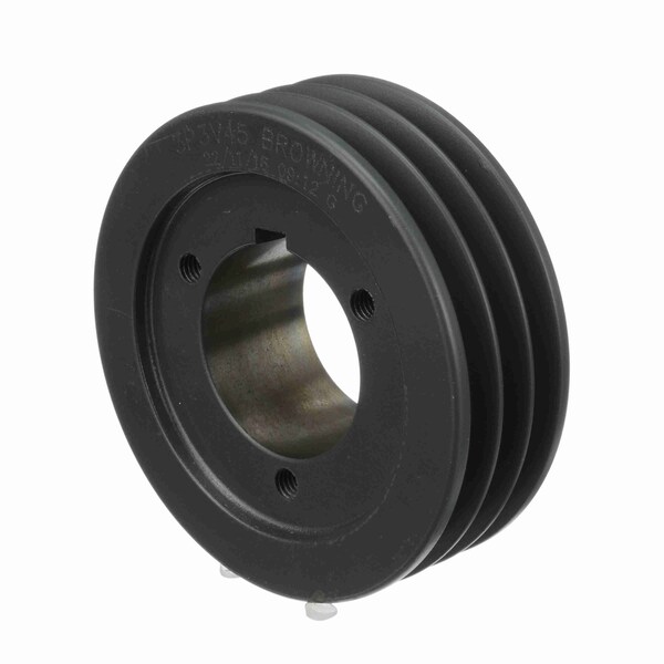 3 Groove Cast Iron Bushed Bore Multiple Sheave, 3P3V45